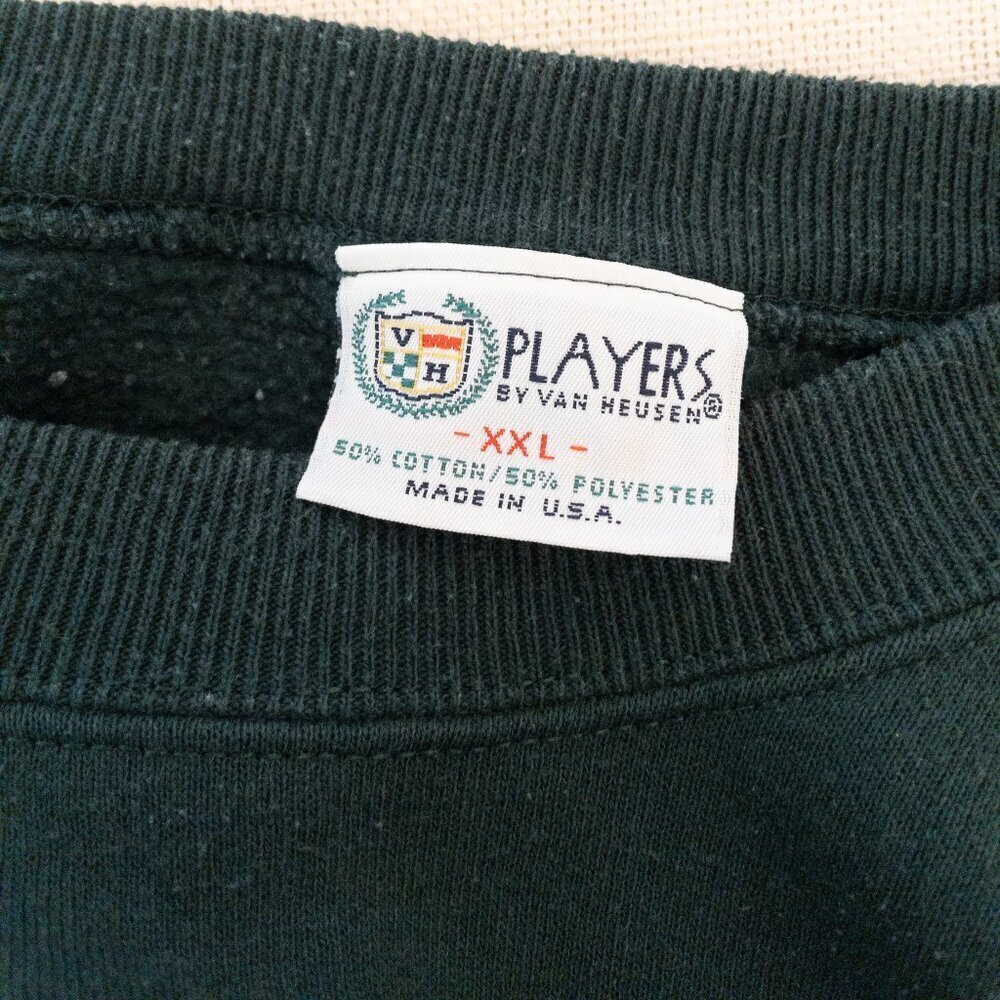 Vintage Players Van Heusen “National Sportsmen” Crewneck | Black Lab Graphic XXL - Picture 4 of 4